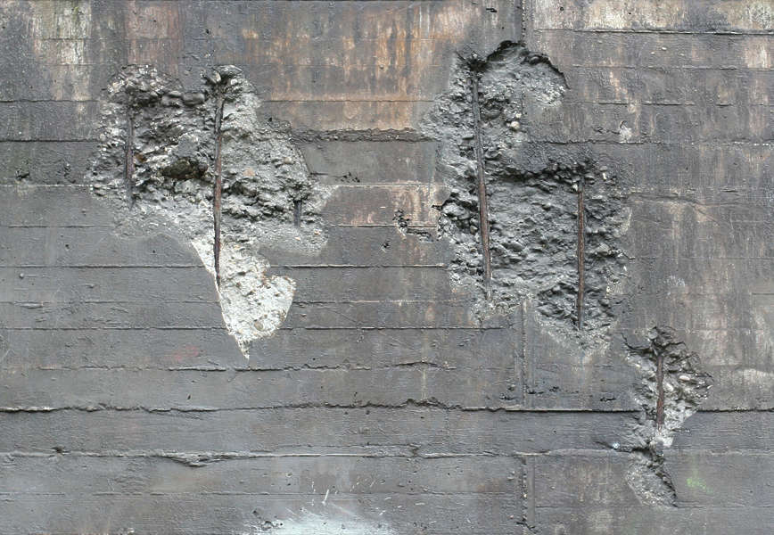 ConcreteBunkerDamaged0073 - Free Background Texture - concrete rebar