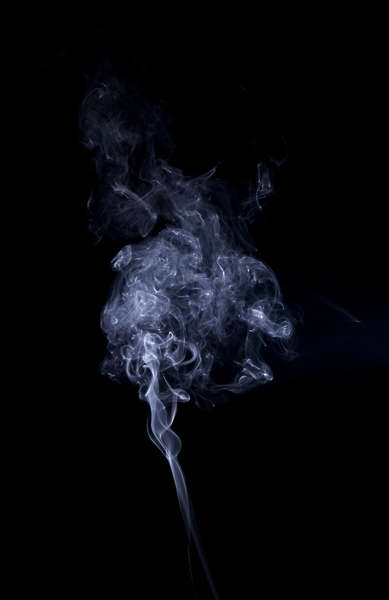 Smoke0379 - Free Background Texture - smoke plume incense blue black