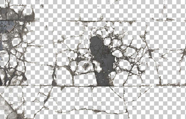 Decalsdamagefloor0001 Free Background Texture Decal Damage Concrete Floor Cracks Crack Broken Damaged Masked Alpha Isolated Brown Dark Gray Grey Desaturated