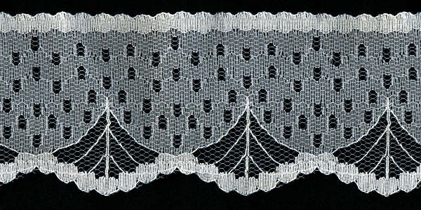 black lace edging