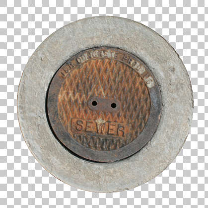 Sewer0053 - Free Background Texture - sewer metal lid round small