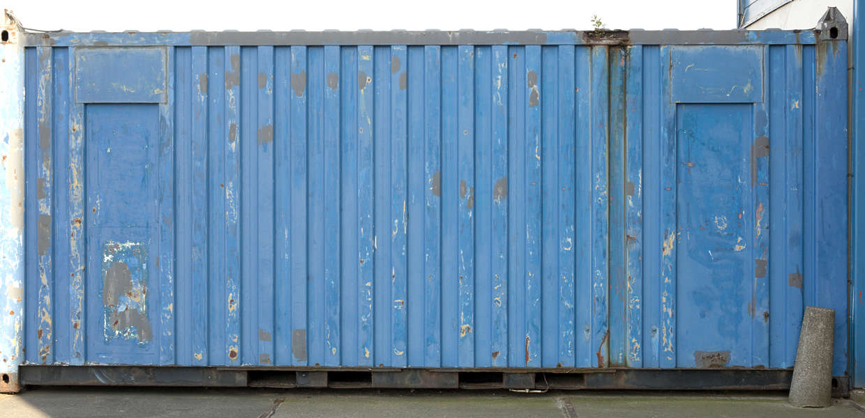 MetalContainers0162 Free Background Texture container side blue saturated