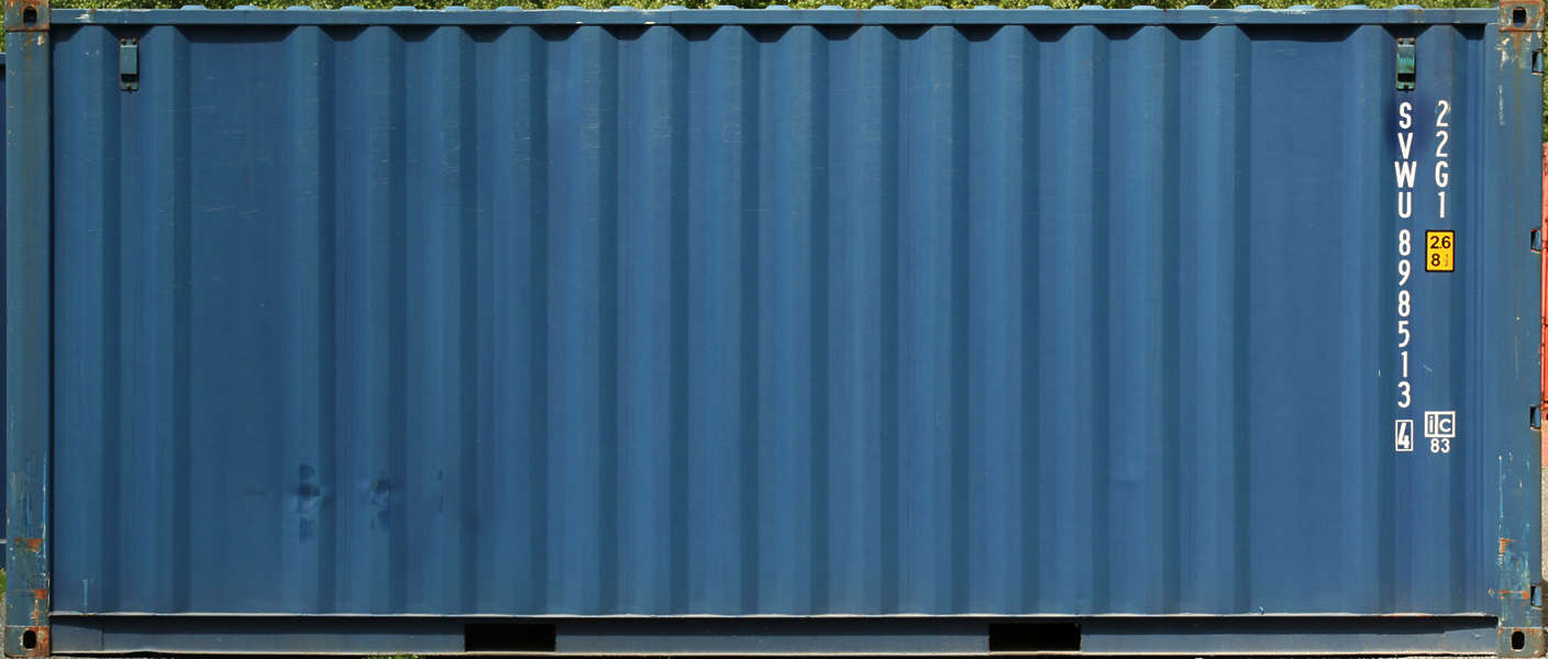 MetalContainers0170 - Free Background Texture - container side blue