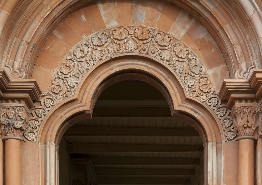 OrnamentsArches0096 - Free Background Texture - ornate columns arch