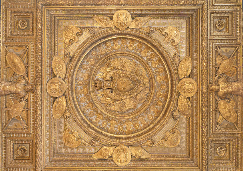 OrnateCeiling0004 - Free Background Texture - ceiling ornate gilded