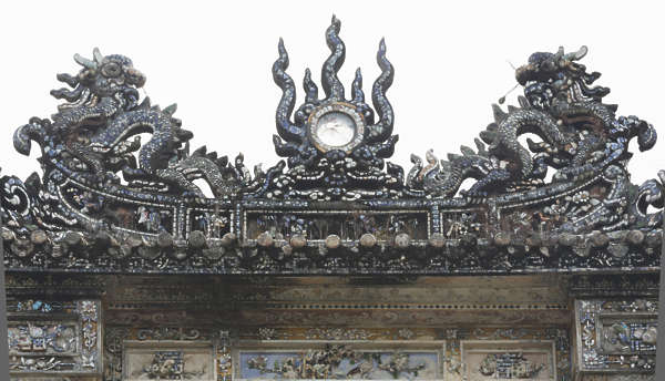 OrientalRoofing0027 - Free Background Texture - ornament asian vietnam