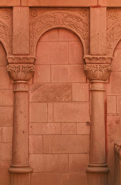 OrnamentsPillar0044 - Free Background Texture - india ornament arch arches column stone brick