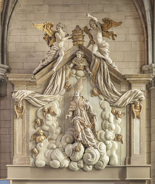 Statues0111 Free Background Texture ornament ornate religous church statue angels sculpture