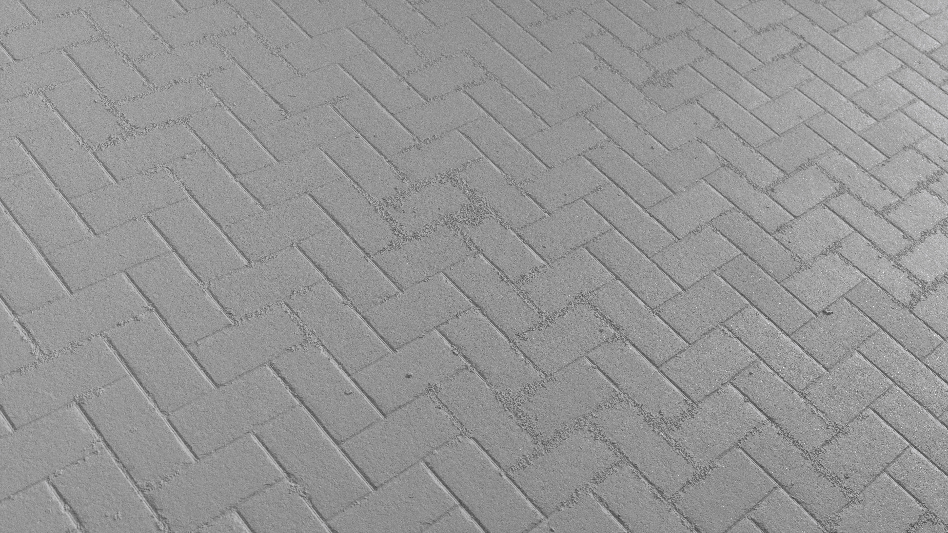 Stamped Concrete Herringbone Pattern