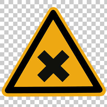 Cartello Pericolo Acido Solforico VSafety – 150x200 Mm – Plastica Rigida Gialla E Nera