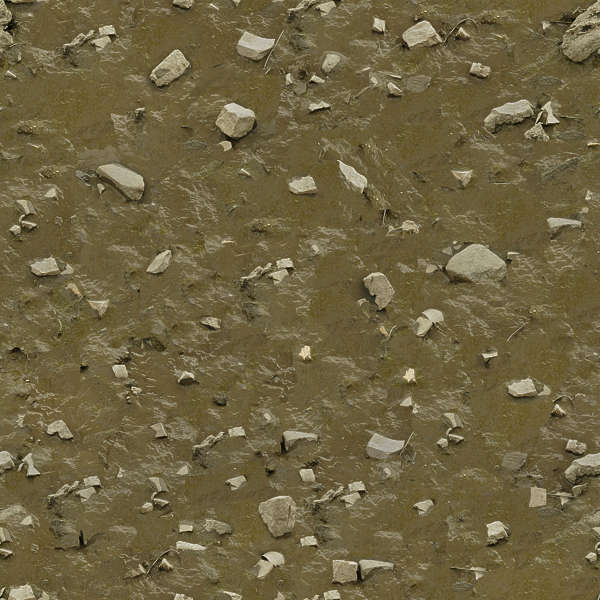 SoilMud0006 - Free Background Texture - sand river bed stones mud